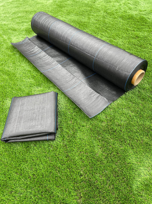 LD105 Weed Control Woven Geotextile Membrane 2m Wide x ANY Length (105GSM)